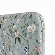 Respaldo de cama Magnolia Bird — detalle de la tela
