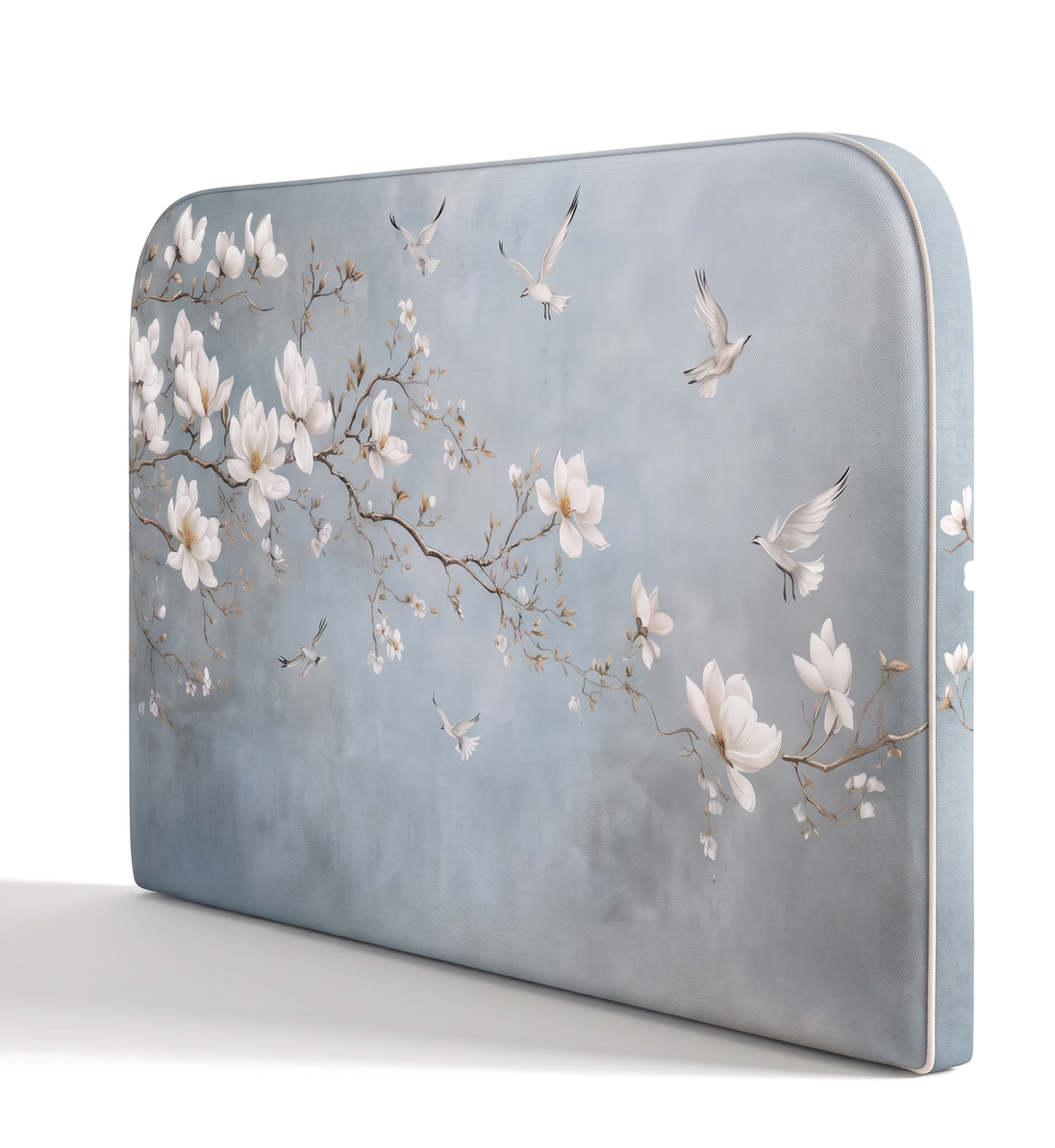 Respaldo de cama Magnolia Blossom — vista lateral