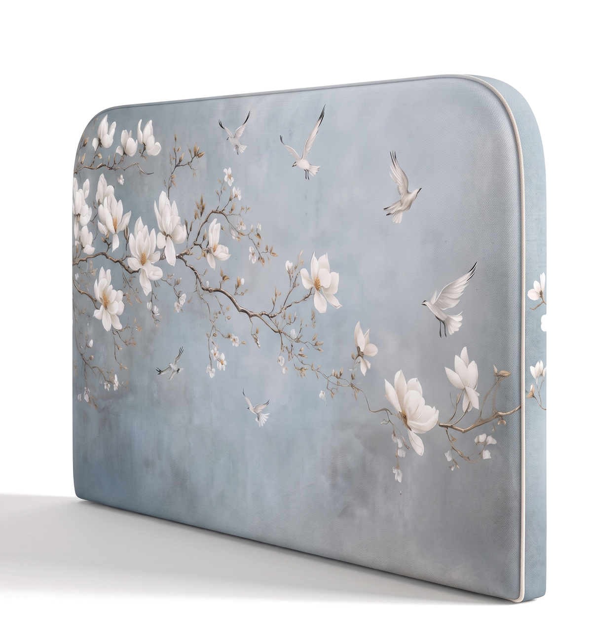 Respaldo de cama Magnolia Blossom — vista lateral