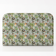 Respaldo de cama Mint Jungle — vista frontal