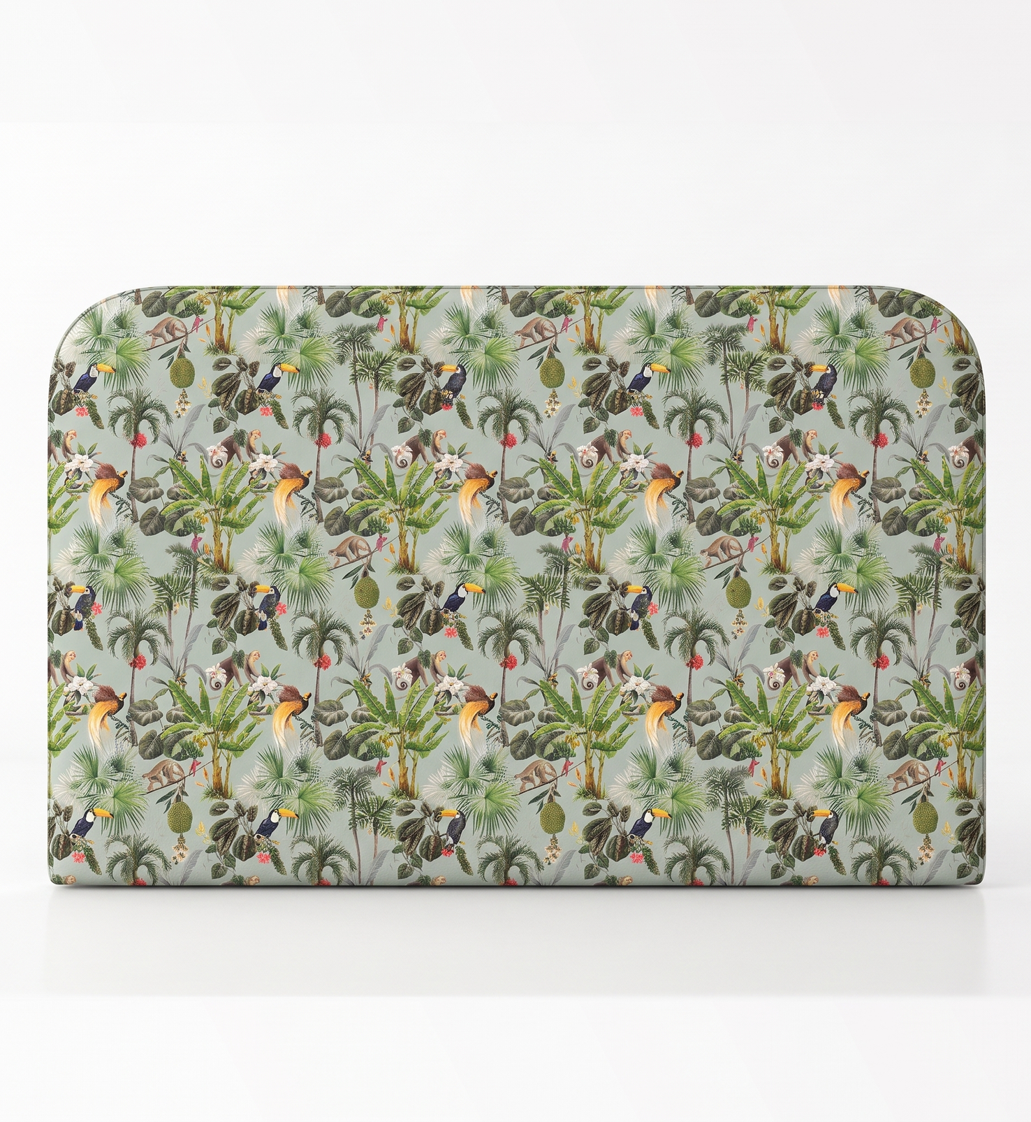 Respaldo de cama Mint Jungle — vista frontal