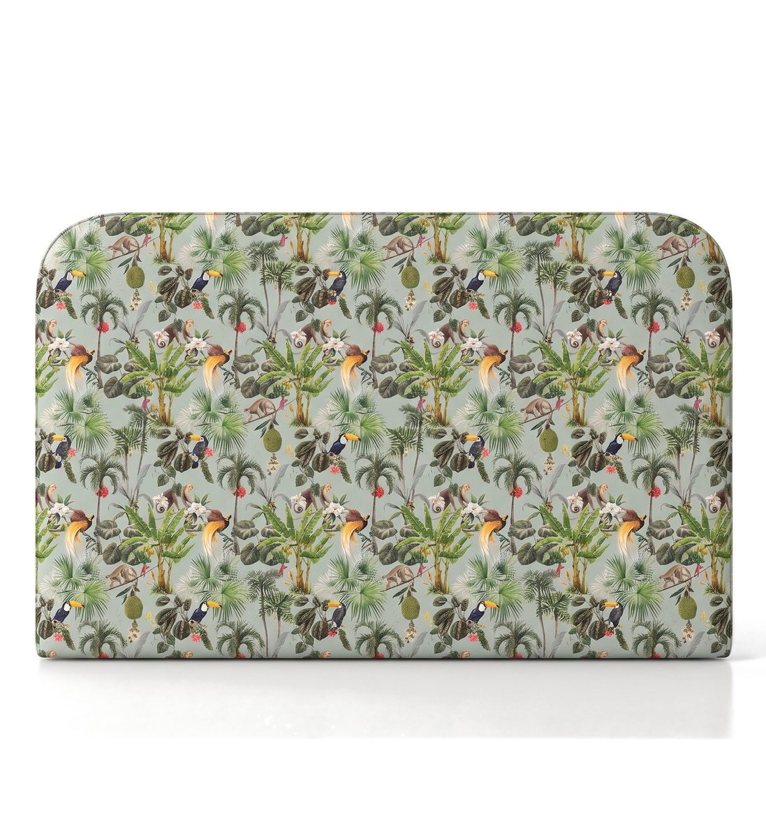 Respaldo de cama Mint Jungle — vista frontal