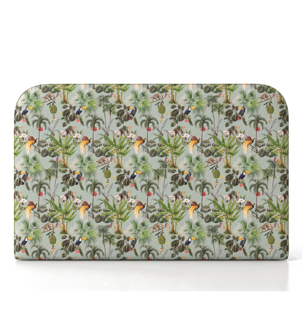 Respaldo de cama Mint Jungle — vista frontal