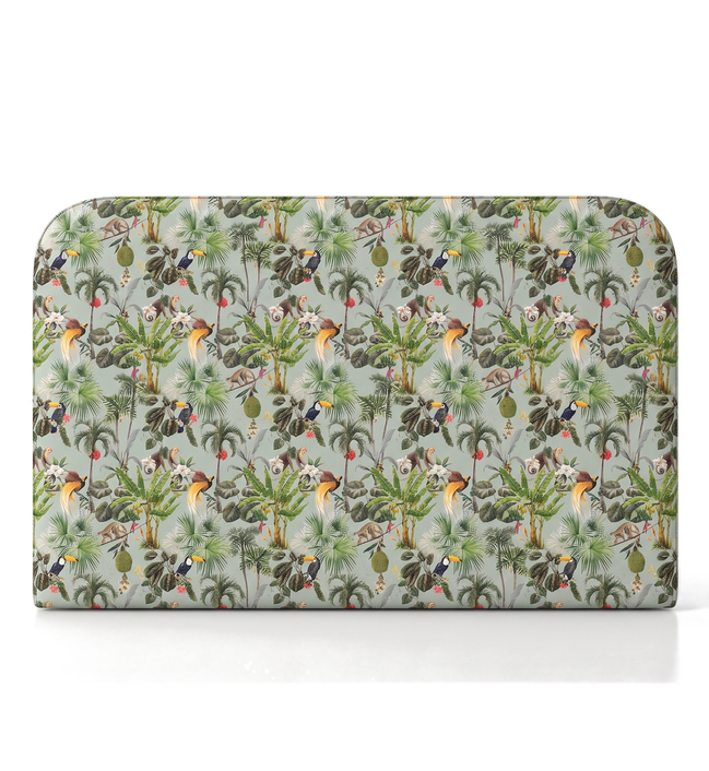Respaldo de cama Mint Jungle — vista frontal
