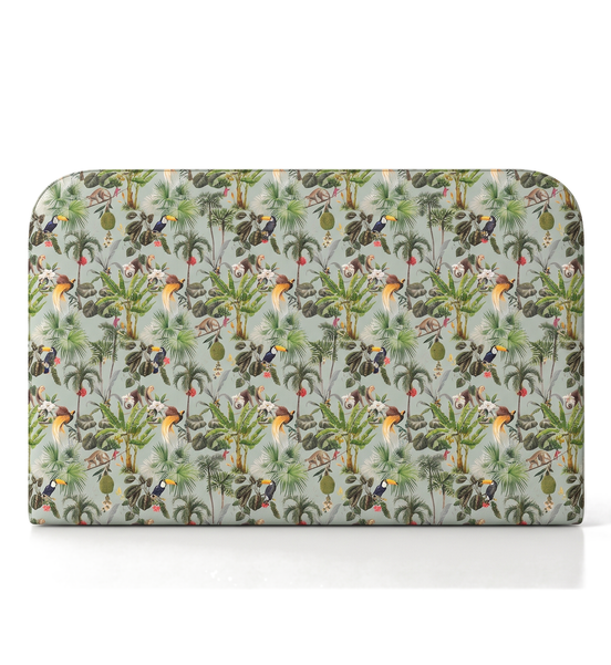 Respaldo de cama Mint Jungle — vista frontal