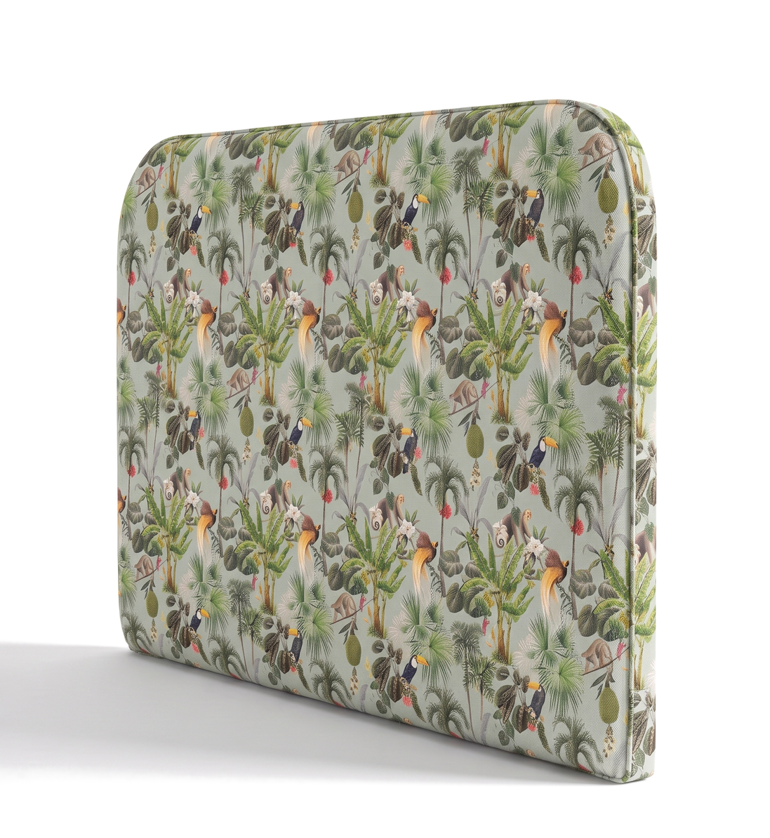 Respaldo de cama Mint Jungle — vista lateral