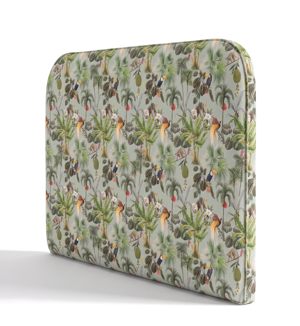 Respaldo de cama Mint Jungle — vista lateral