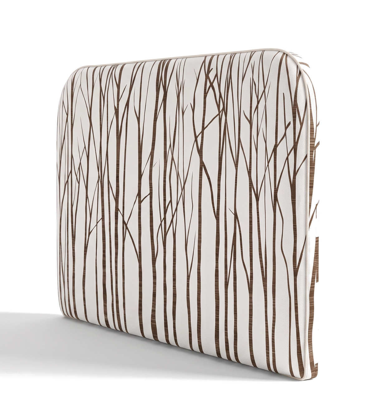 Respaldo de cama Neutral Trees — vista lateral