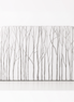 Respaldo de cama Neutral Trees Grey — vista frontal