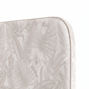 Respaldo de cama Secret Garden — detalle de la tela