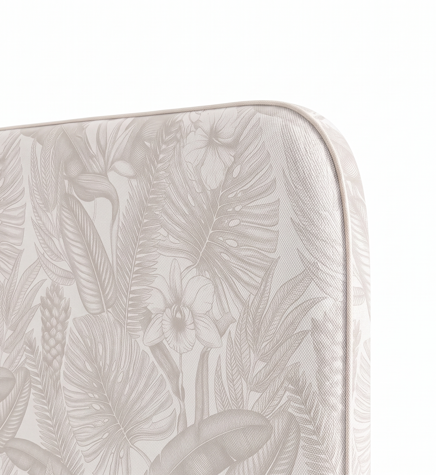 Respaldo de cama Secret Garden — detalle de la tela