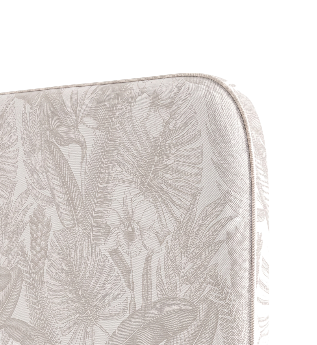 Respaldo de cama Secret Garden — detalle de la tela