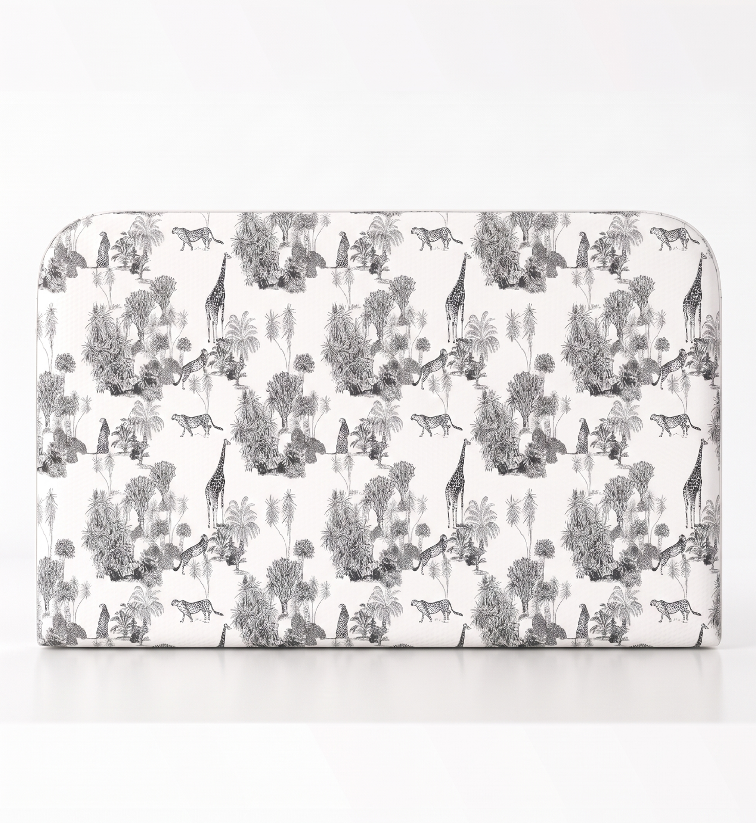 Respaldo de cama Sketch Sabana Black — vista frontal