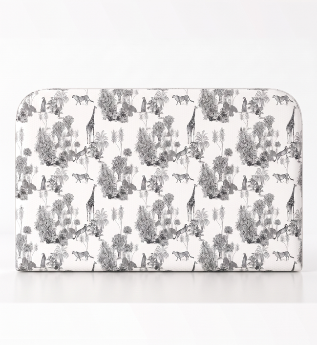 Respaldo de cama Sketch Sabana Black — vista frontal