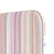 Respaldo de cama Soft Rainbow — detalle de la tela