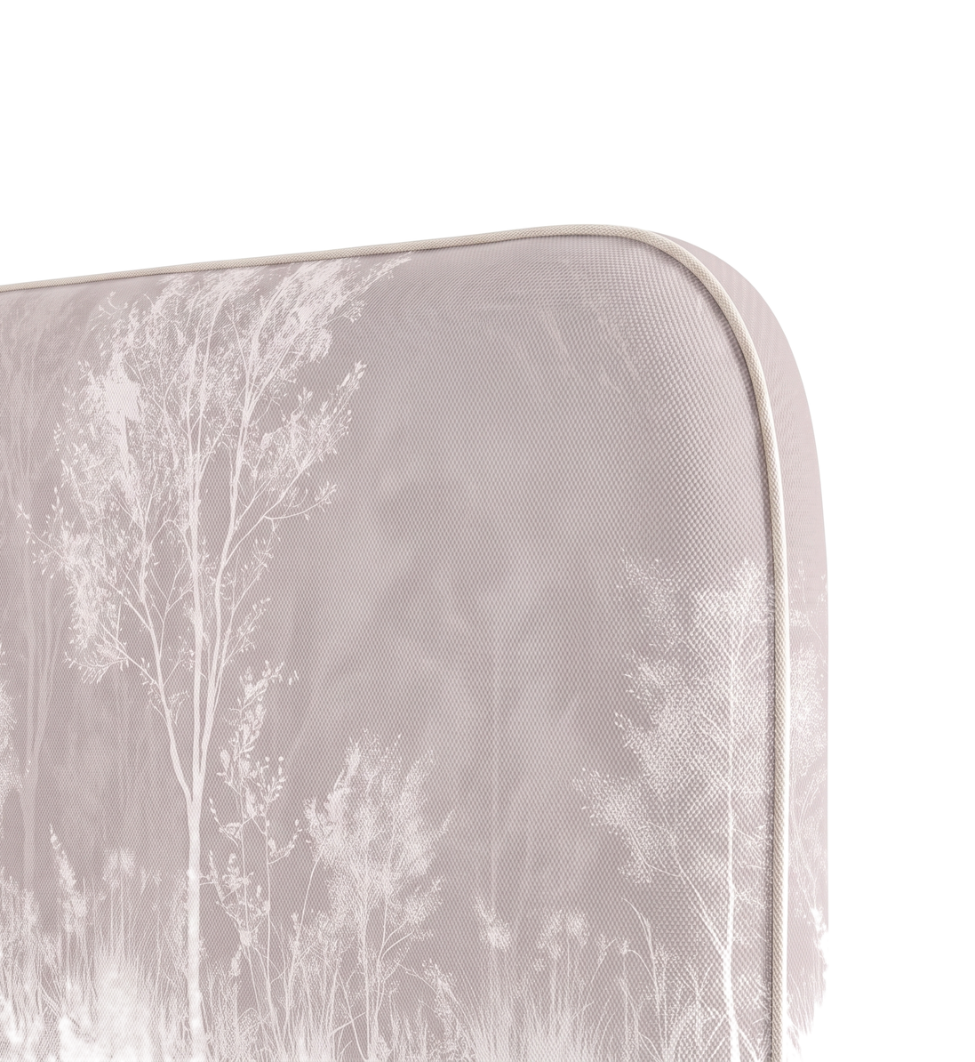 Respaldo de cama Soft Tree — detalle de la tela