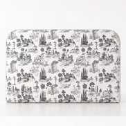 Respaldo de cama Toile de Jouy Black — vista frontal