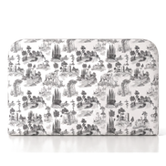 Respaldo de cama Toile de Jouy Black — vista frontal