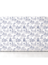 Respaldo de cama Toile de Jouy Blue — vista frontal
