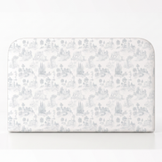 Respaldo de cama Toile Gris — vista frontal