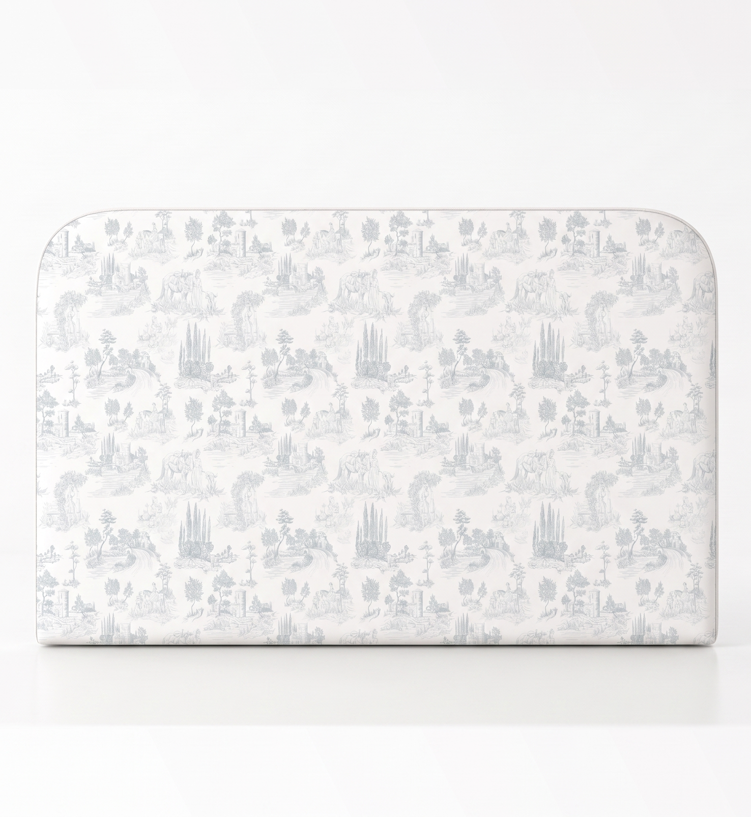Respaldo de cama Toile Gris — vista frontal