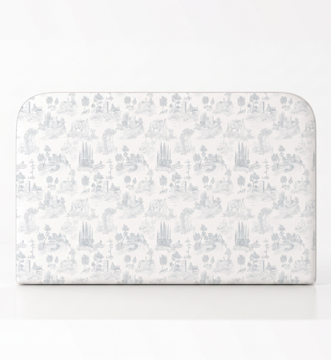 Respaldo de cama Toile Gris — vista frontal