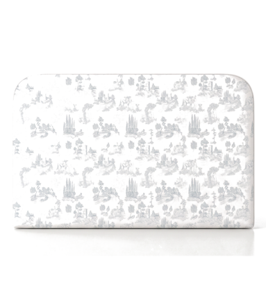 Respaldo de cama Toile Gris — vista frontal