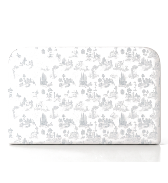 Respaldo de cama Toile Gris — vista frontal