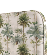 Respaldo de cama Tropical Vintage — detalle de la tela