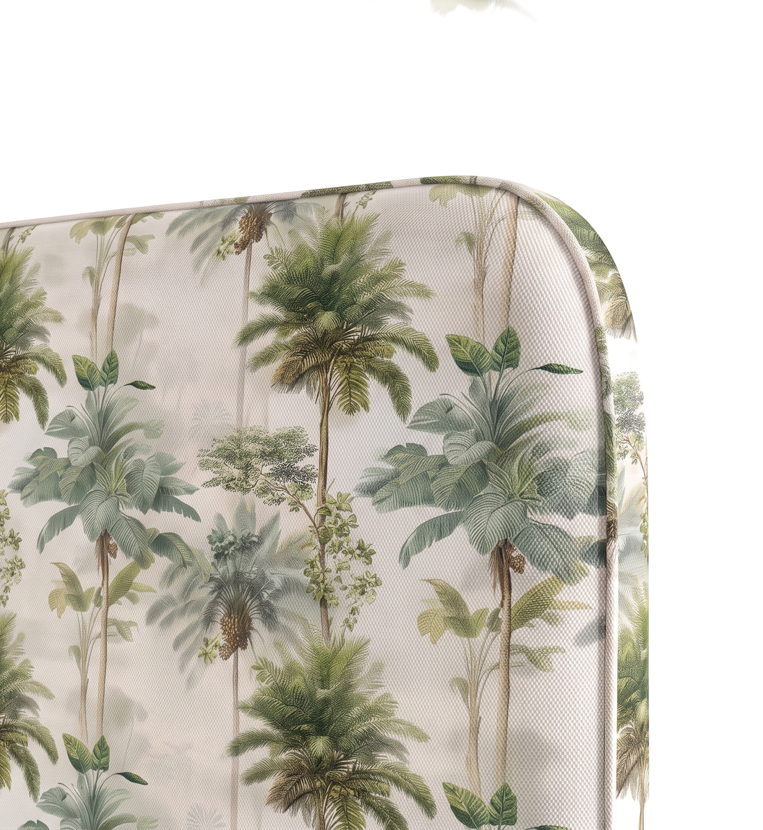 Respaldo de cama Tropical Vintage — detalle de la tela