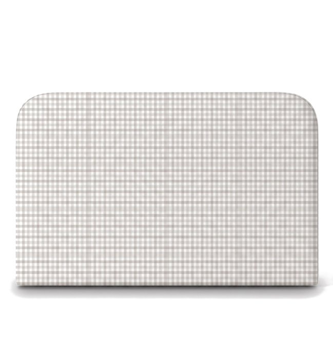 Respaldo de cama Vichy Beige — vista frontal