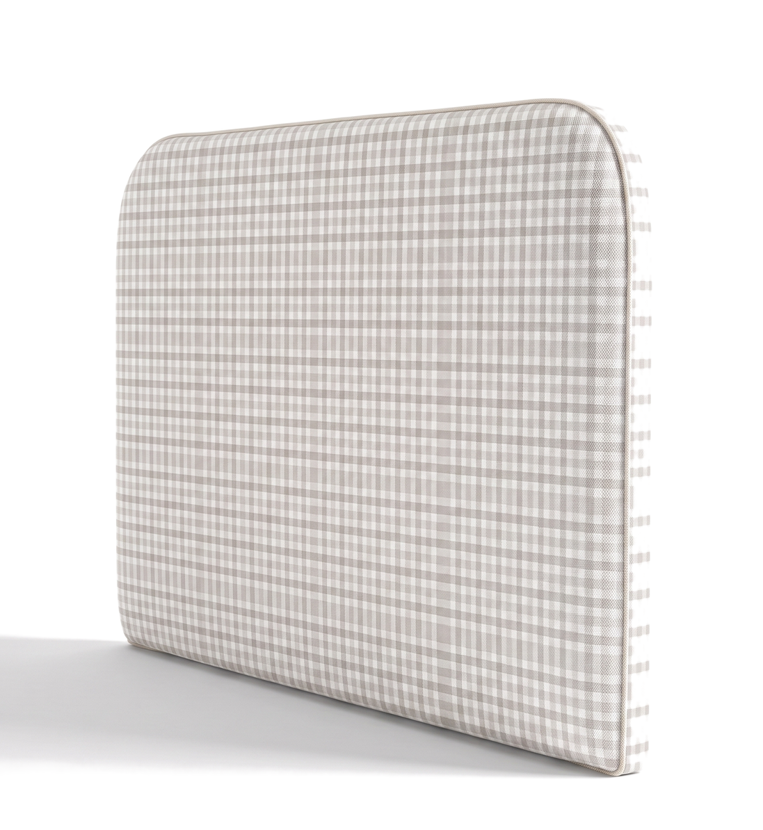 Respaldo de cama Vichy Beige — vista lateral