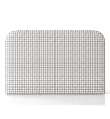 Respaldo de cama Vichy Grey — vista frontal