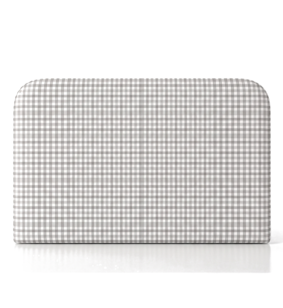 Respaldo de cama Vichy Grey — vista frontal