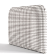 Respaldo de cama Vichy Grey — vista lateral