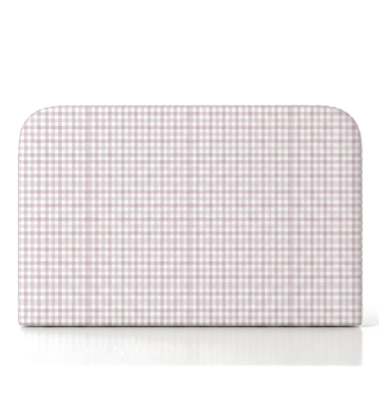 Respaldo de cama Vichy Pink — vista frontal