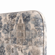 Respaldo de cama Village Tapestry — detalle de la tela