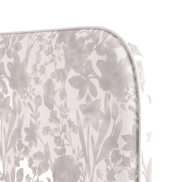 Respaldo de cama Vintage Flower Beige — detalle de la tela
