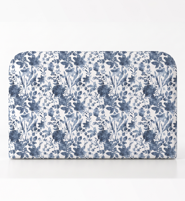 Respaldo de cama Vintage Flower Blue — vista frontal
