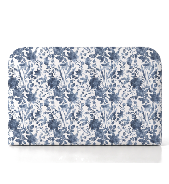 Respaldo de cama Vintage Flower Blue — vista frontal