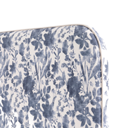 Respaldo de cama Vintage Flower Blue — detalle de la tela