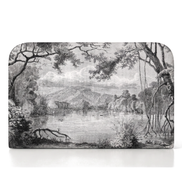 Respaldo de cama Vintage Landscape — vista frontal