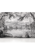 Respaldo de cama Vintage Landscape — vista frontal