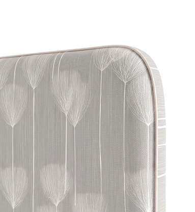 Respaldo de cama Wind Seeds — detalle de la tela