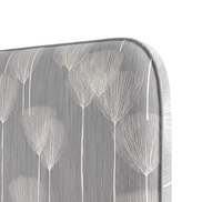Respaldo de cama Wind Seeds Grey — detalle de la tela