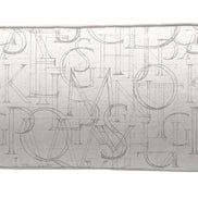 Textiles, Tela, Cojín, Funda Plumón, Piecera, Ropa Cama, Textil, cubre plumón, Genero, Cojines, Manta, Chal, Cubre Cama, Diseño Alfabet White