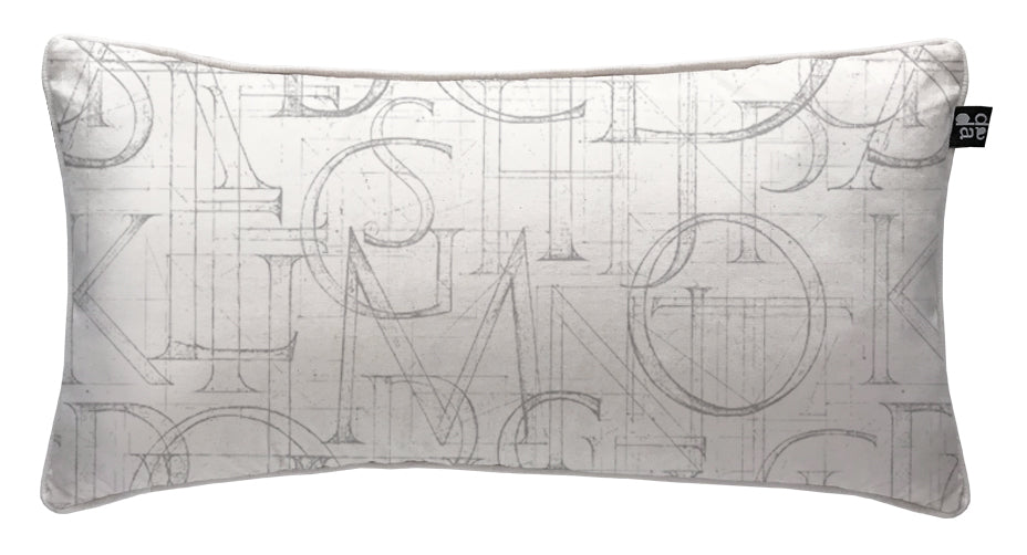 Textiles, Tela, Cojín, Funda Plumón, Piecera, Ropa Cama, Textil, cubre plumón, Genero, Cojines, Manta, Chal, Cubre Cama, Diseño Alfabet White