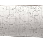 Textiles, Tela, Cojín, Funda Plumón, Piecera, Ropa Cama, Textil, cubre plumón, Genero, Cojines, Manta, Chal, Cubre Cama, Diseño Alfabet White