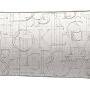 Textiles, Tela, Cojín, Funda Plumón, Piecera, Ropa Cama, Textil, cubre plumón, Genero, Cojines, Manta, Chal, Cubre Cama, Diseño Alfabet White