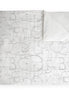 Manta Acolchada (Piecera) Alfabet White 210 x 140 cm